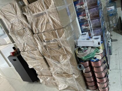 đơn hàng thiết bị nhà yến và gỗ nhà yến đi hàng ngày của pvh